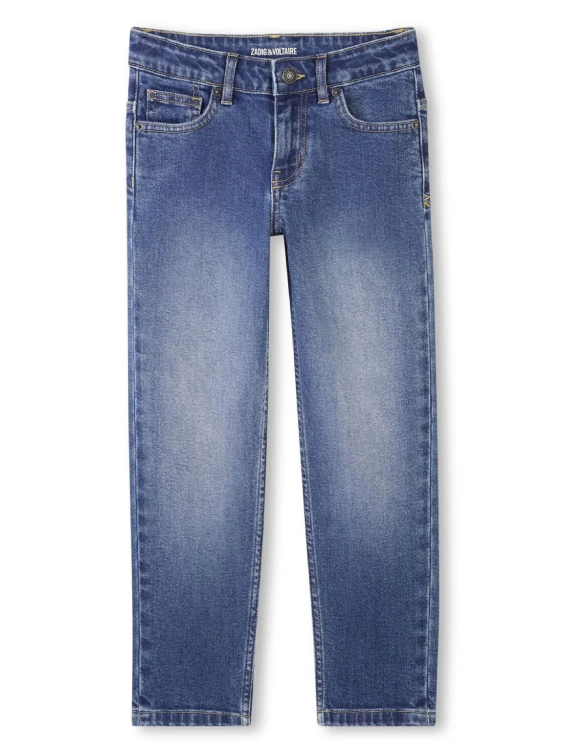 

Zadig & Voltaire Kids прямые брюки, синий