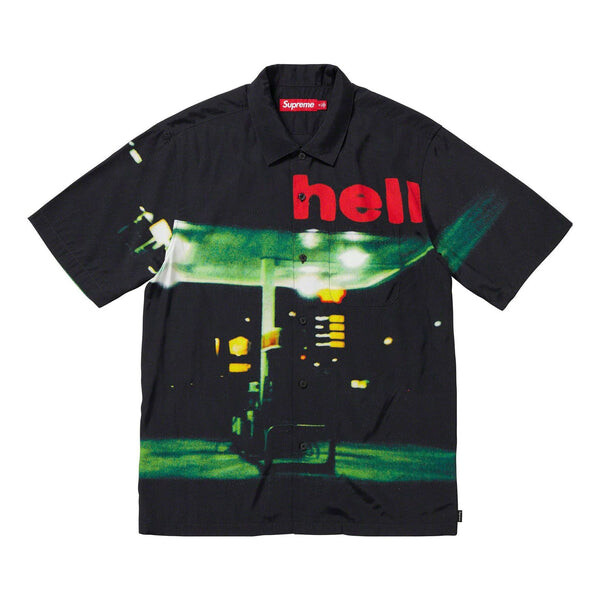

Рубашка fw23 week1 hell t-shirt 'black' Supreme, черный