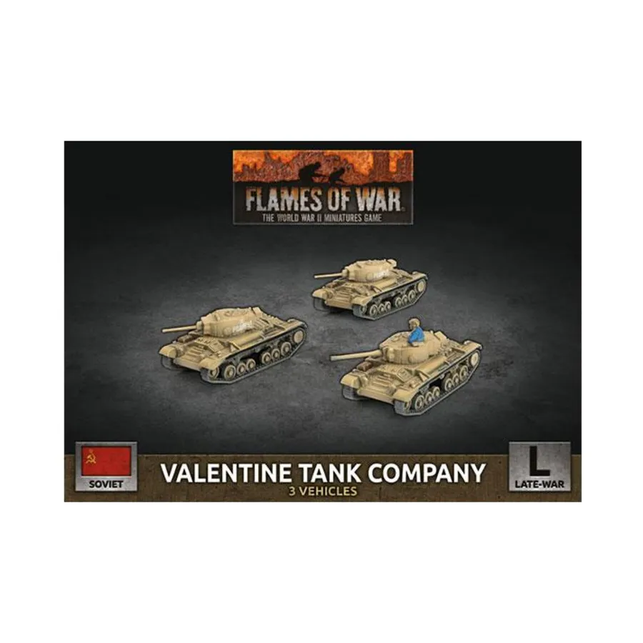 

Танковая рота Валентайна, Flames of War - WWII - Soviet - Tanks (4th Edition)