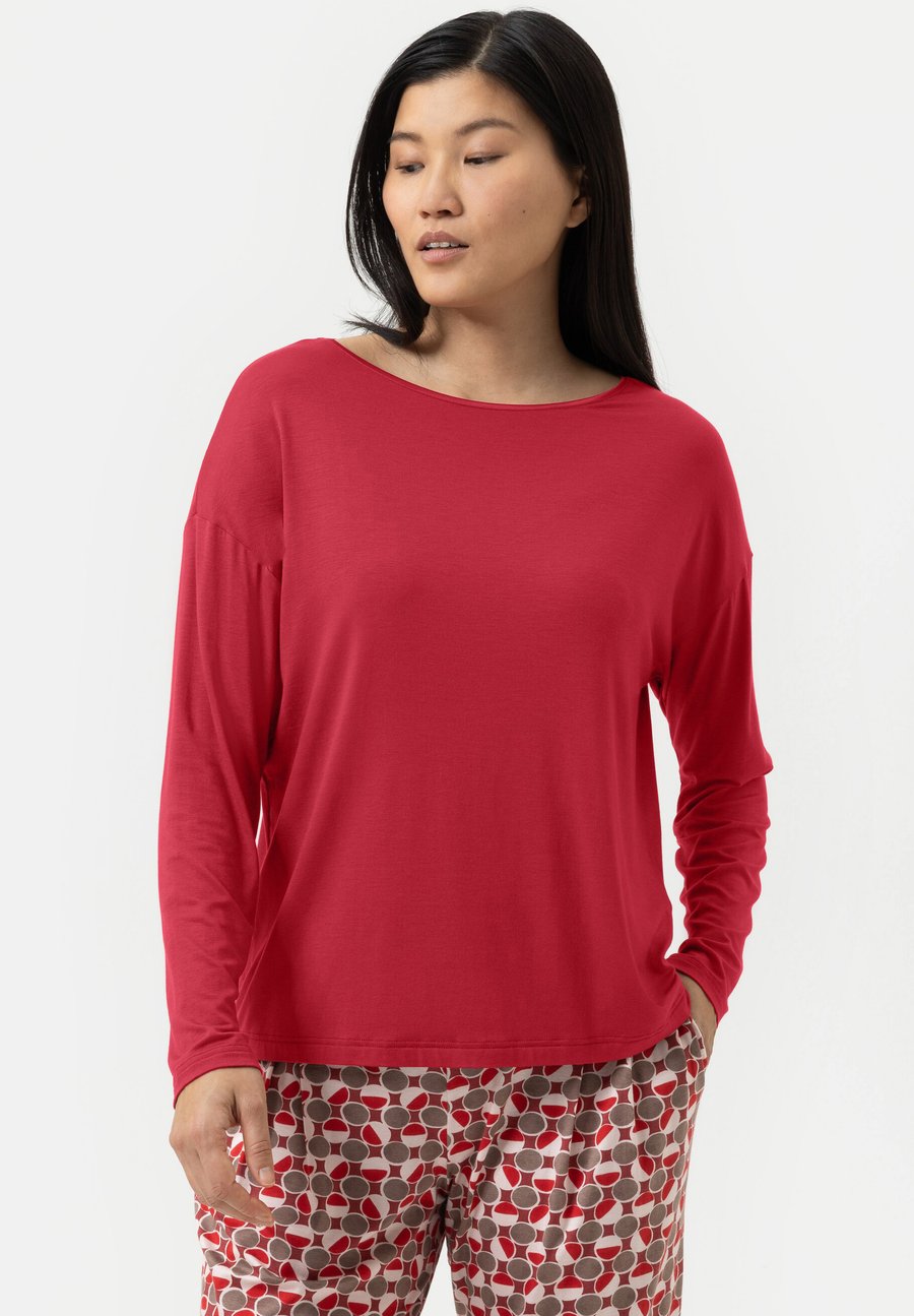 

Пижамный топ mey LANGARM SERIE CHIC, Gala Red/Red