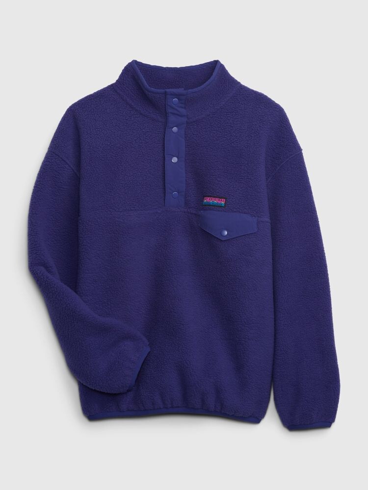 

Детская флисовая толстовка Gap, синий