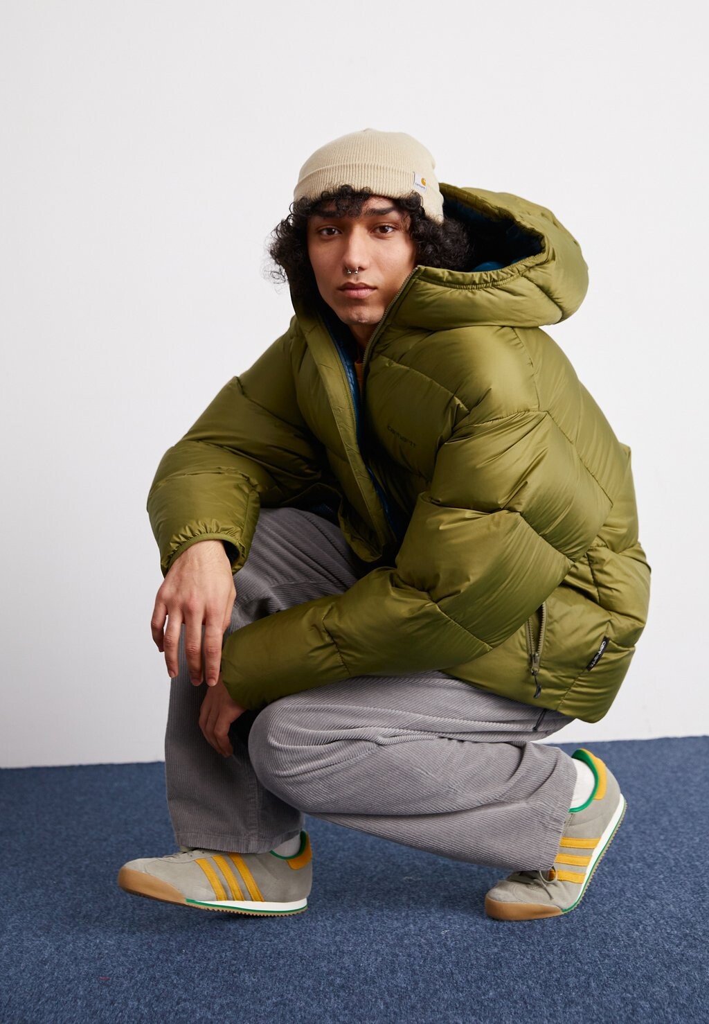 

Шапка STRATUS HAT LOW UNISEX Carhartt WIP, молочный