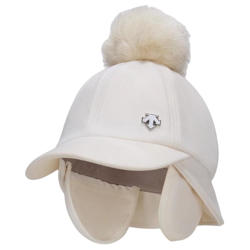 

DESCENTE Бейсболка женская серая слоновая кость, Ivory