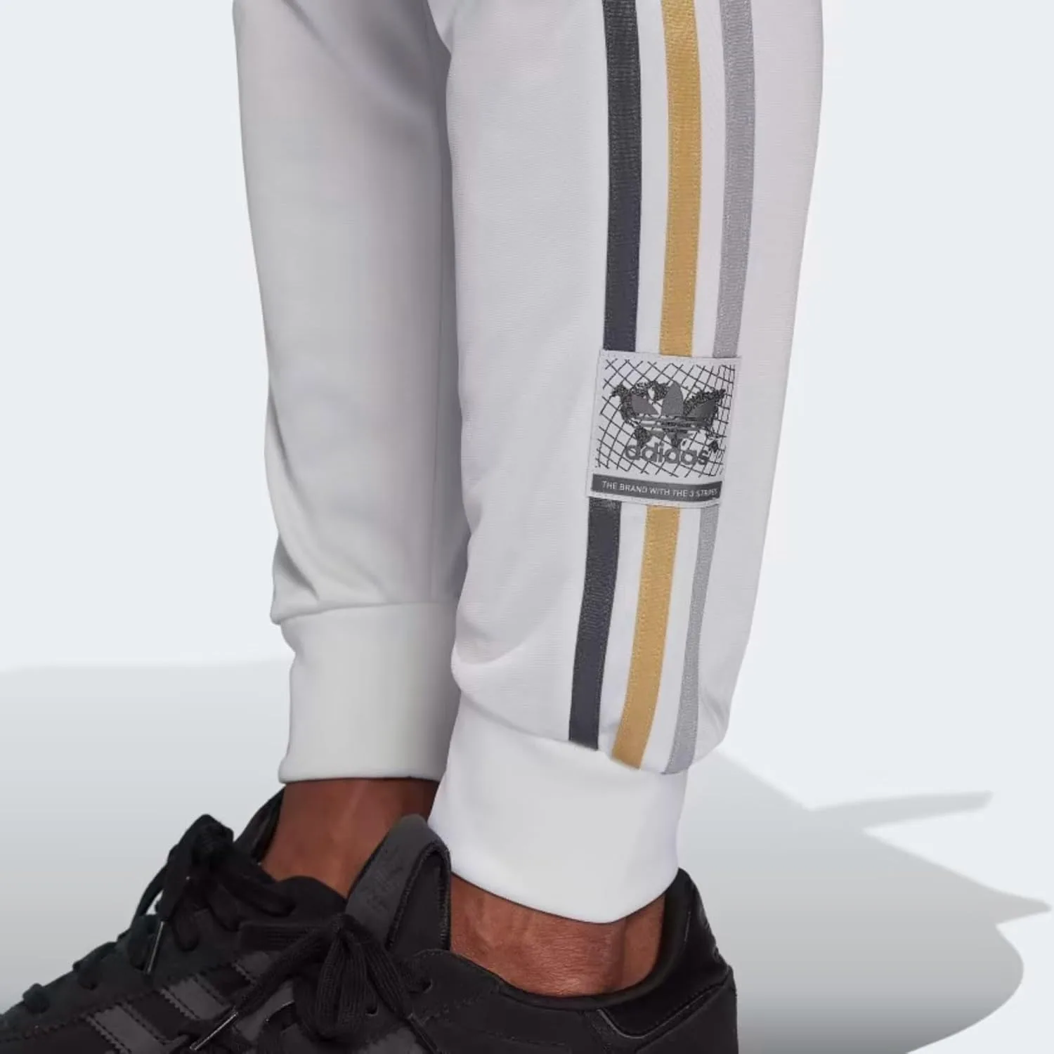 Мужские спортивные брюки Adidas Chile 20, белые — фото 4