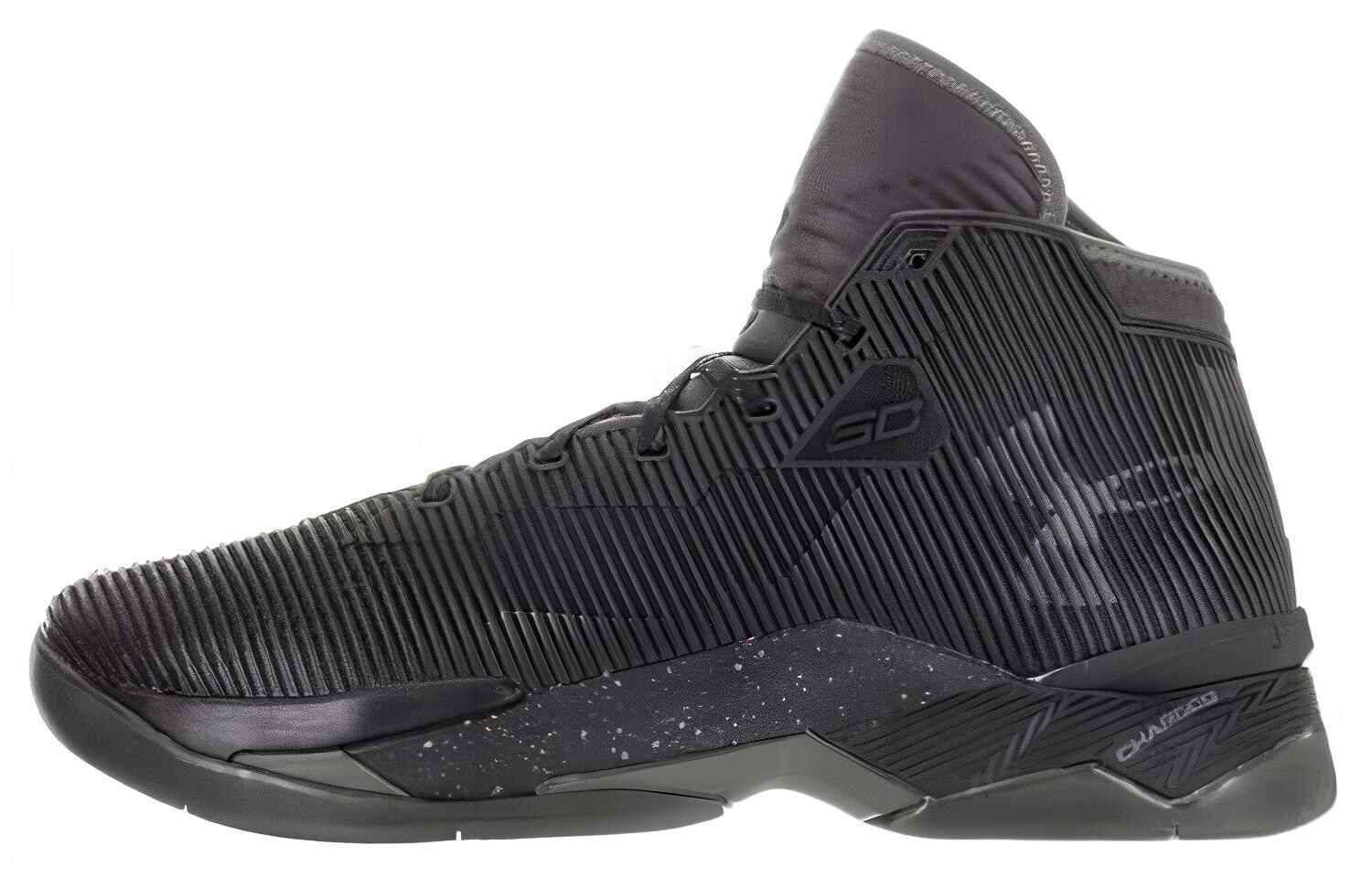 

Баскетбольные кроссовки Curry 2.5 мужские высокие черные Under Armour