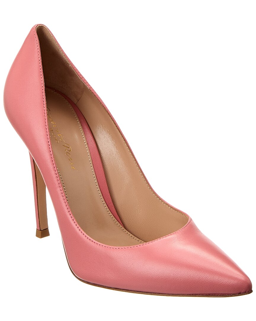 Gianvito Rossi Gianvito 105 Кожаные туфли, розовый