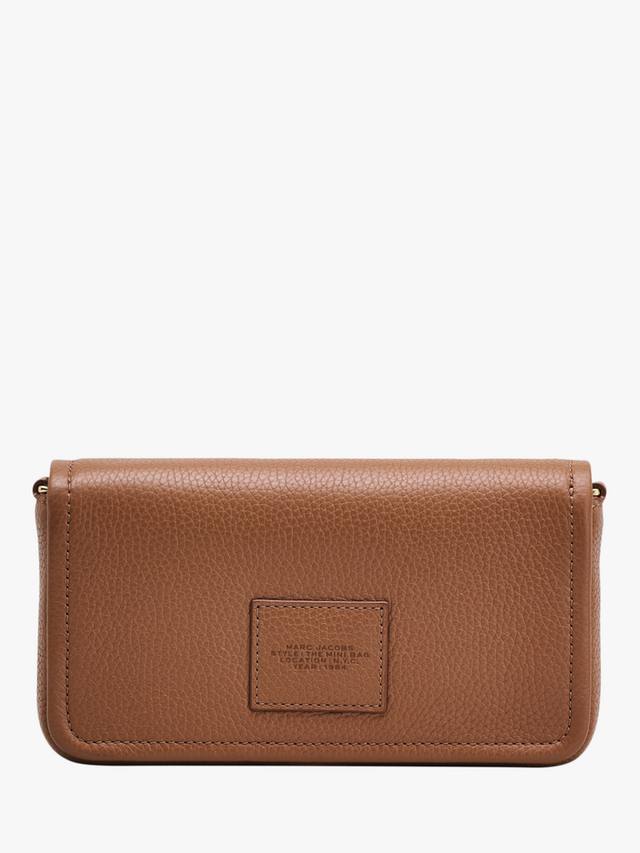 Миниатюрная кожаная сумка кроссбоди Marc Jacobs, Argan Oil — фото 3