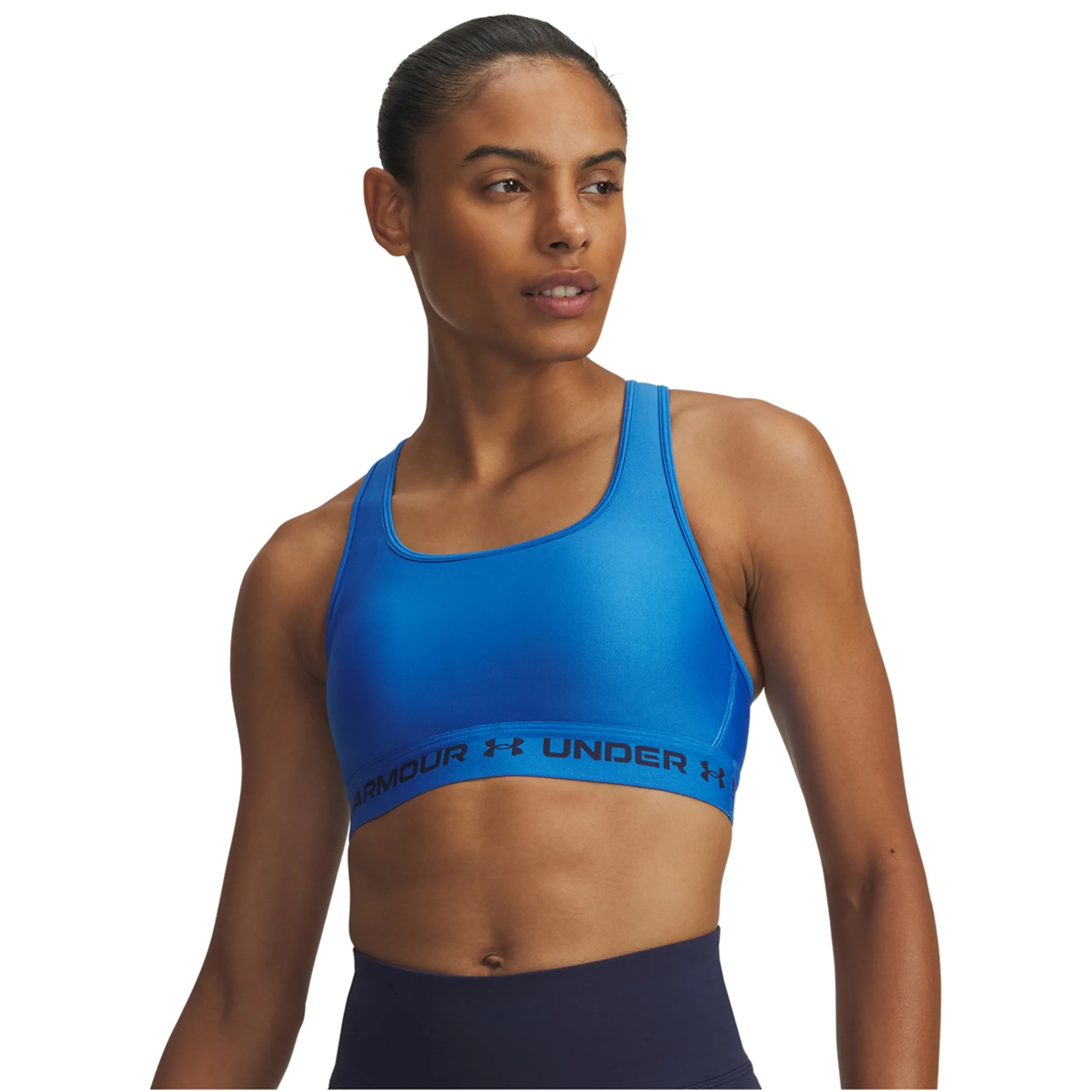 

Женский топ с перекрестными лямками Mid Bra Under Armour, синий