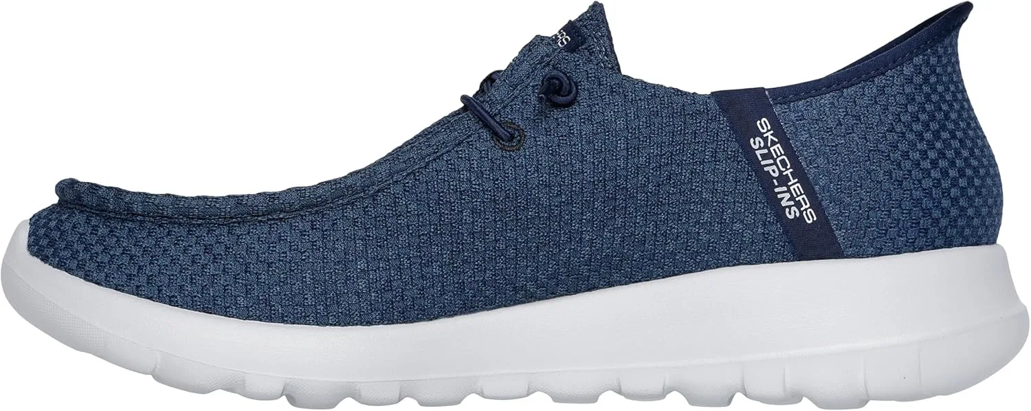 Мужские слипоны Skechers Go Walk Max Hands Free Slip-Ins The American Dream Sneaker, Blue — фото 3