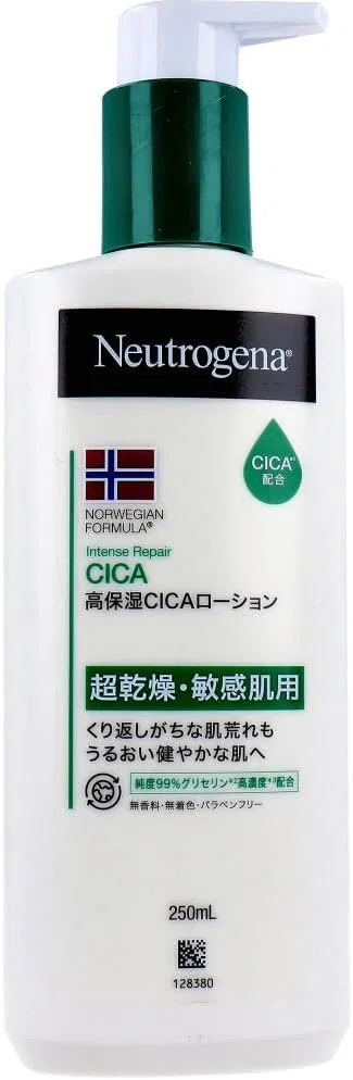 Эмульсия для тела Neutrogena Norwegian Formula Intense Repair CICA, 250 мл x 2, для очень сухой и чувствительной кожи — фото 2