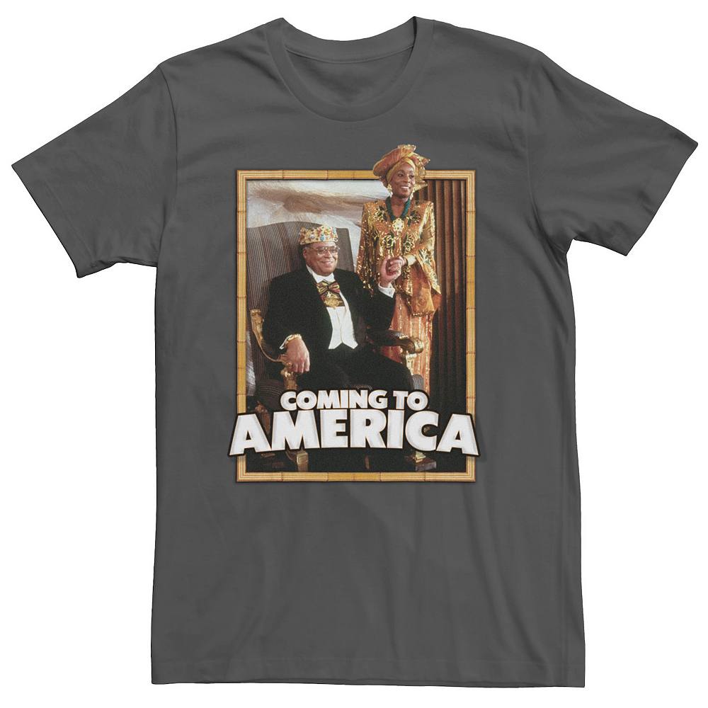 

Мужская футболка Coming To America King and Queen Licensed Character, цвет Charcoal