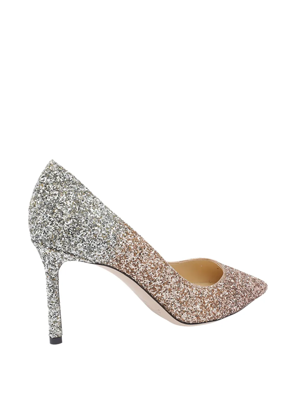 Туфли Romy 90 мм JIMMY CHOO, серебряный — фото 4