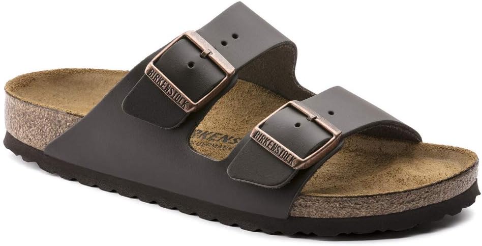 

Мужские кожаные шлепанцы Birkenstock Arizona, темно-коричневый