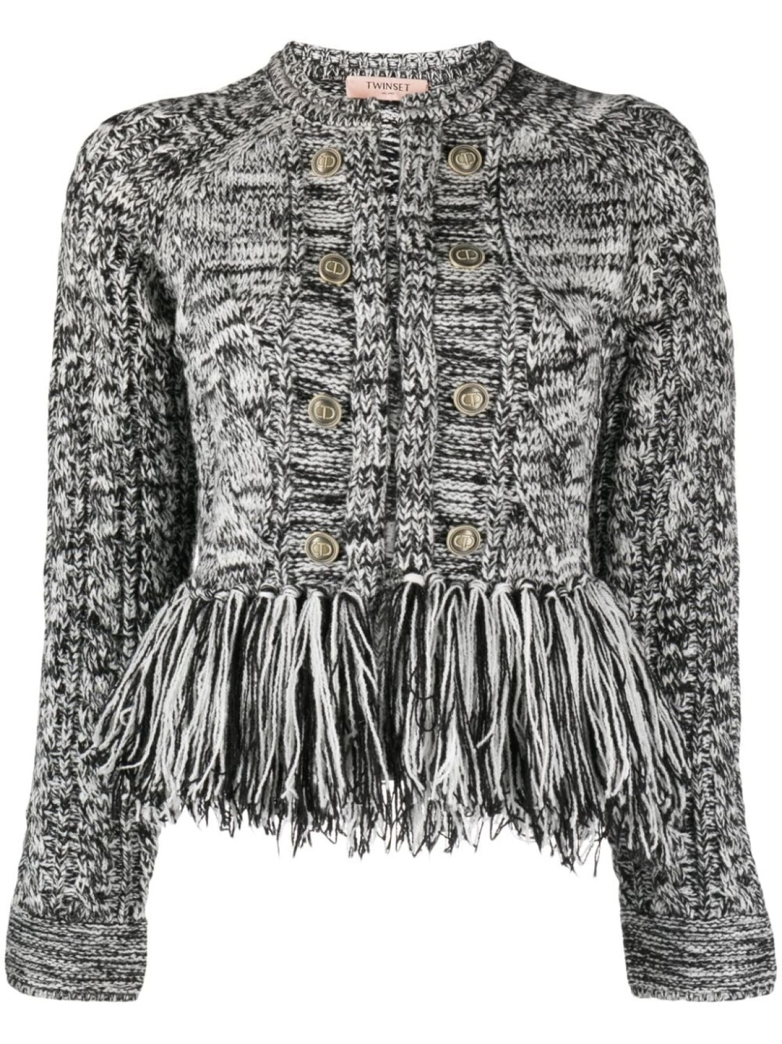 

TWINSET джемпер с бахромой, белый