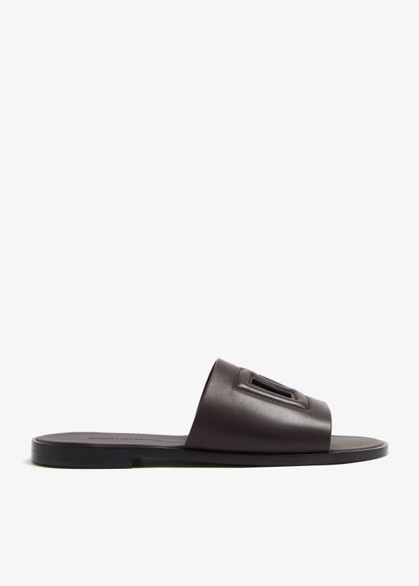 

Сандалии Dolce&Gabbana Calfskin Slide, коричневый