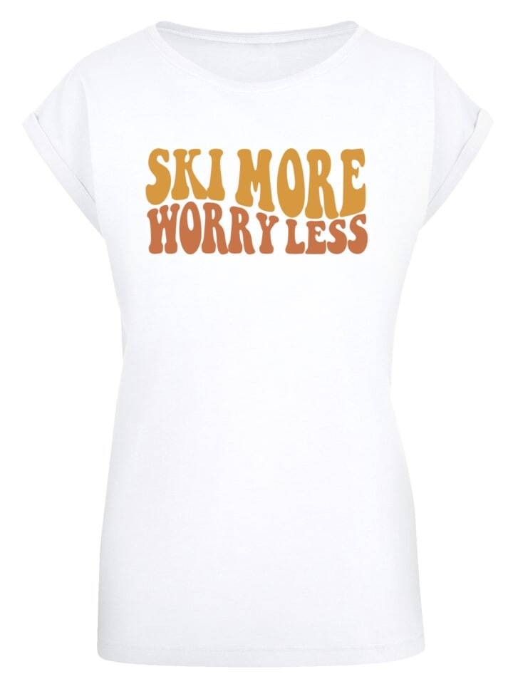 

Футболка F4NT4STIC T-Shirt Ski More Worry Less, белый