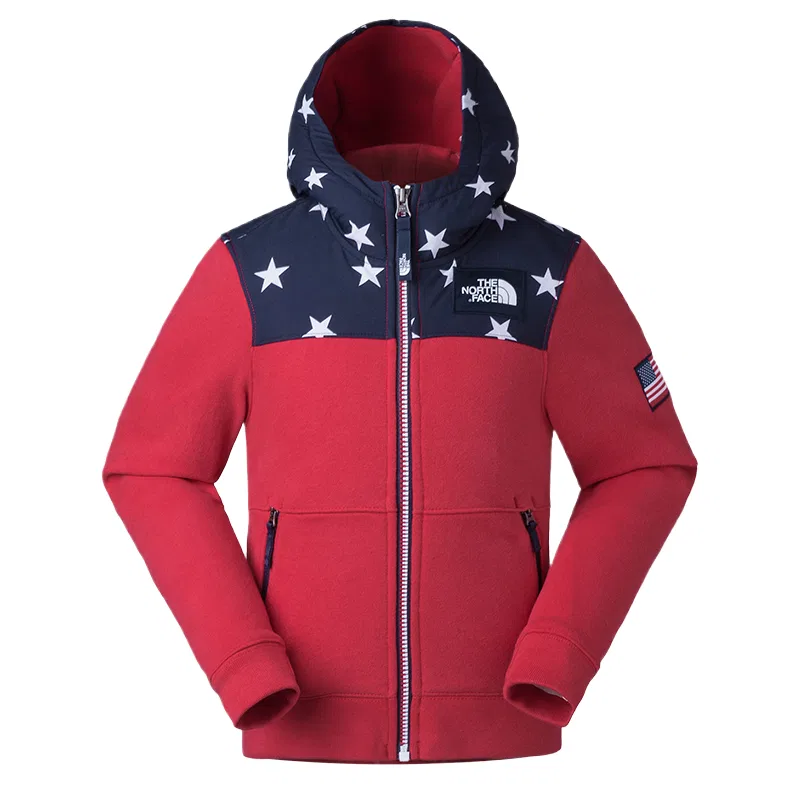 Свитшот детский для детей 3-7 лет THE NORTH FACE, Red