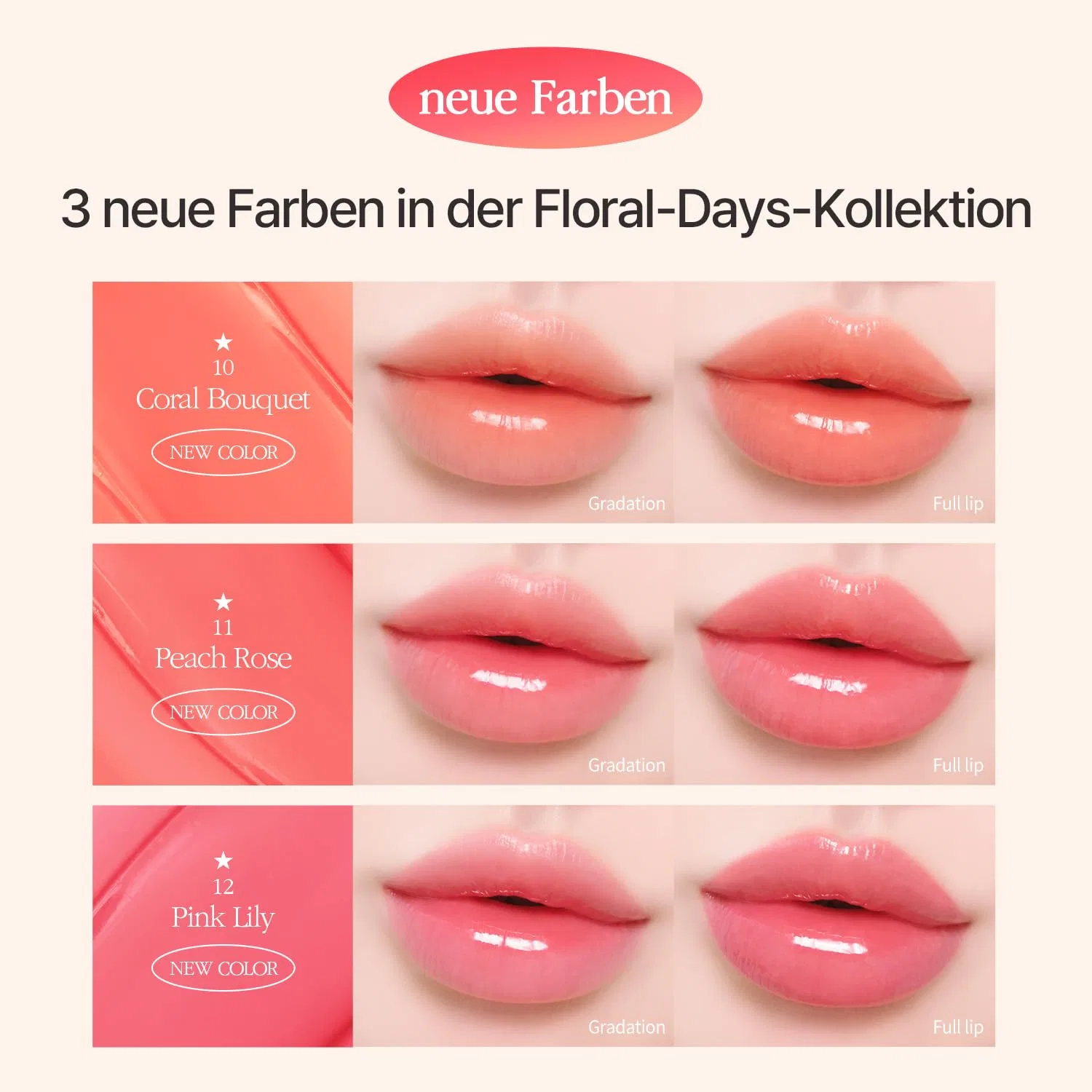 Веганский блеск для губ «Flow Wave Lip Tint 01 SURFY» от COSNORI Cosnori — фото 3
