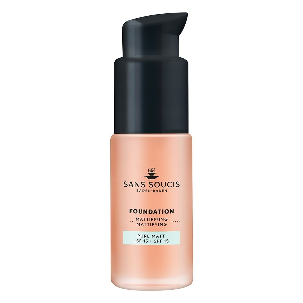 

Тональный крем для лица pure matt 30 natural rosé lsf 15 Sans Soucis, объем 30 мл