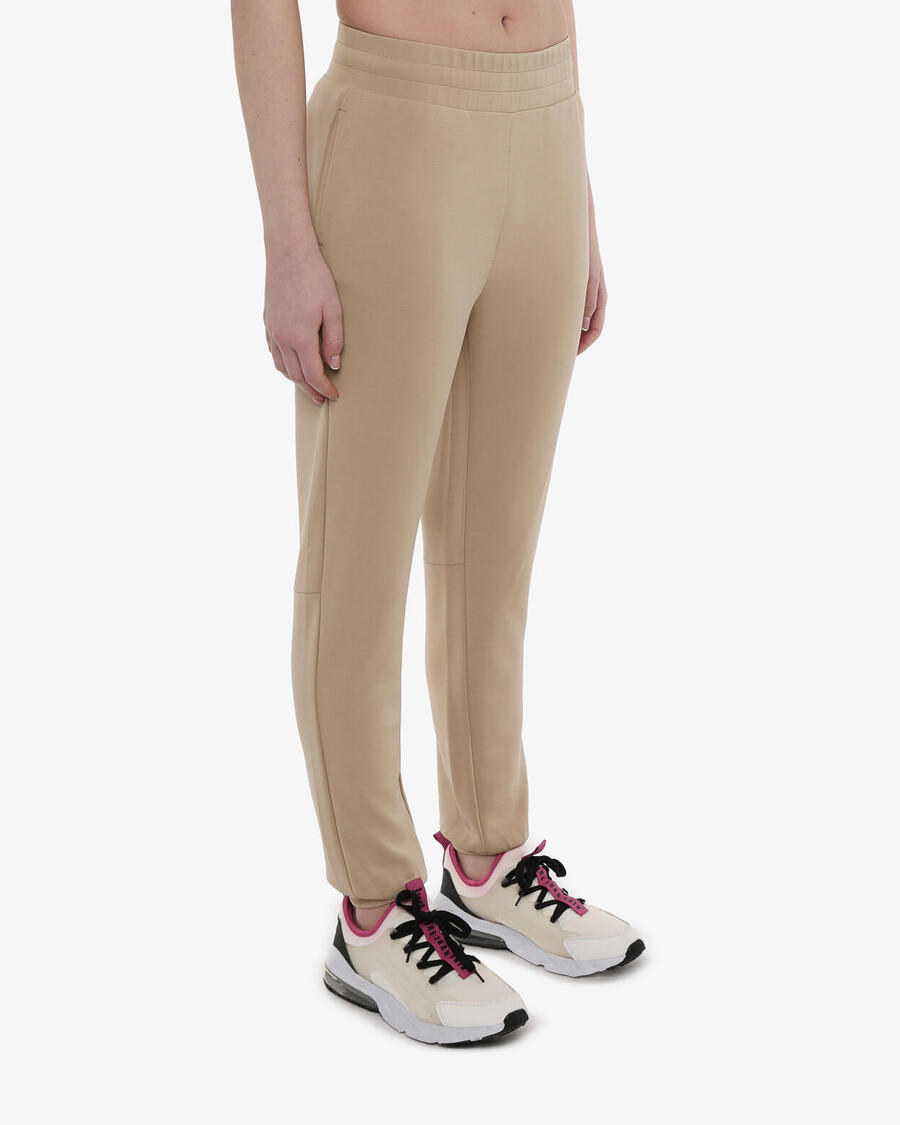 

JAKED бежевые синтетические спортивные брюки для женщин