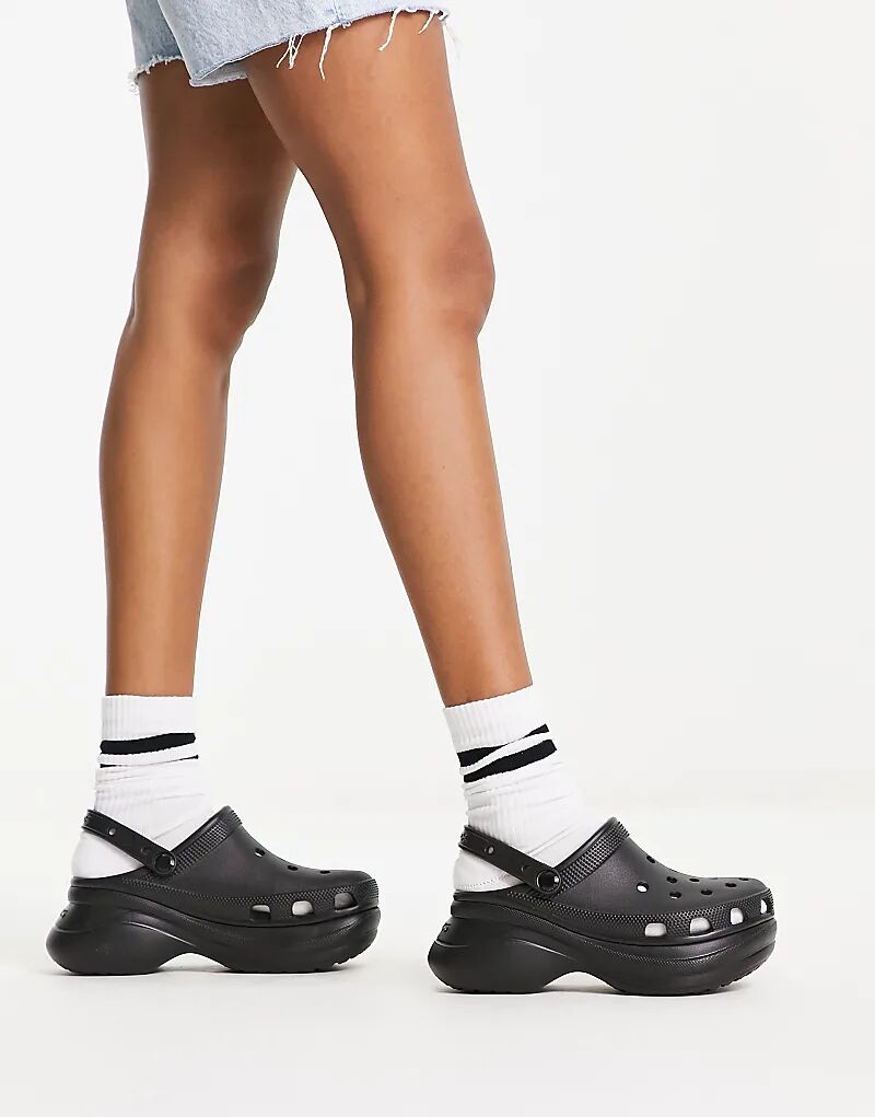 Сабо Crocs Bae на платформе, черные