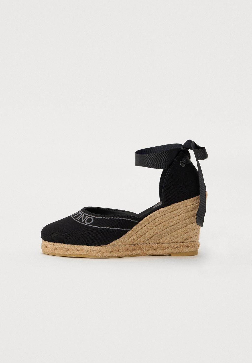 Эспадрильи VHLOE - Platform sandals Valentino, черный