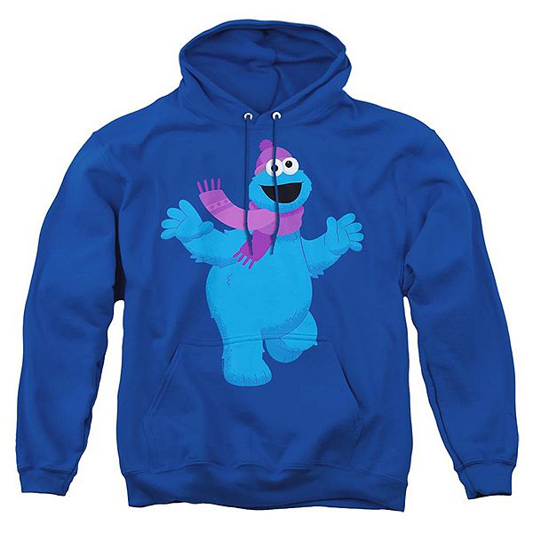 

Толстовка с капюшоном Adult Pull Over Hoodie Sesame Street Furry Friends Forever! Cookie Monster Licensed Character