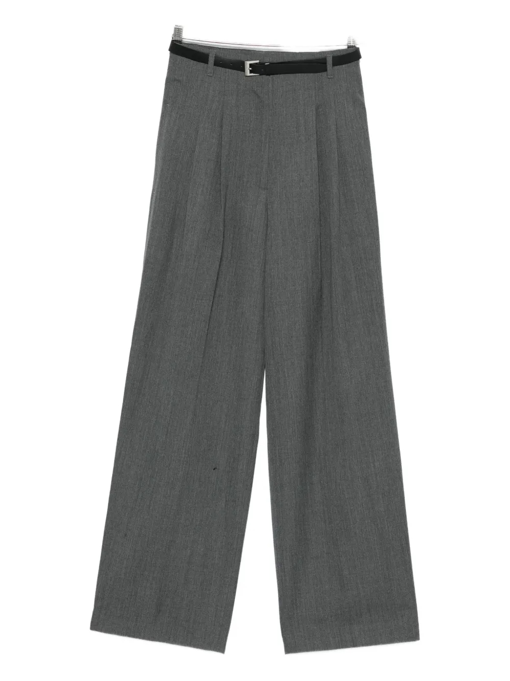 

Плиссированные брюки с ремнем Juun.J, серый