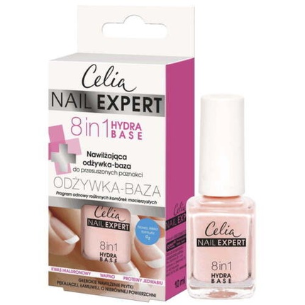 

Celia Nail Expert 8In1 Hydra Base Увлажняющий кондиционер-база для ногтей, New