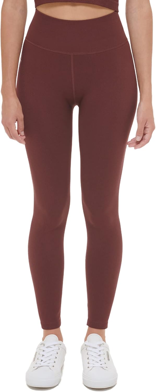 

Женские ребристые леггинсы Calvin Klein Performance с высокой талией 7/8, Bitter Chocolate