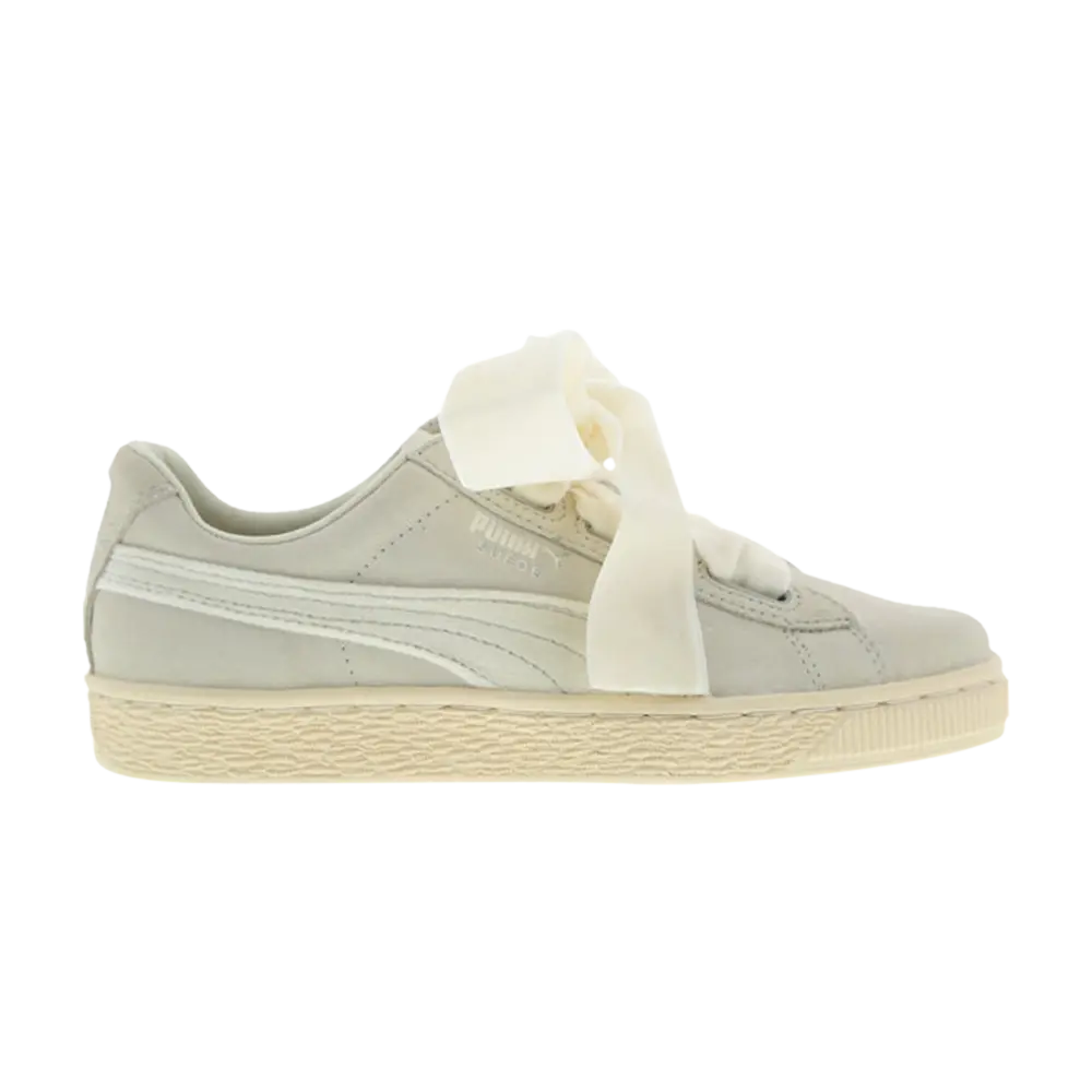 Кроссовки Suede Heart Jr Puma, кремовый