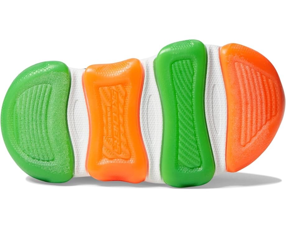 Кроссовки SKECHERS KIDS Mighty Glow 2.0, цвет Black/Orange — фото 3