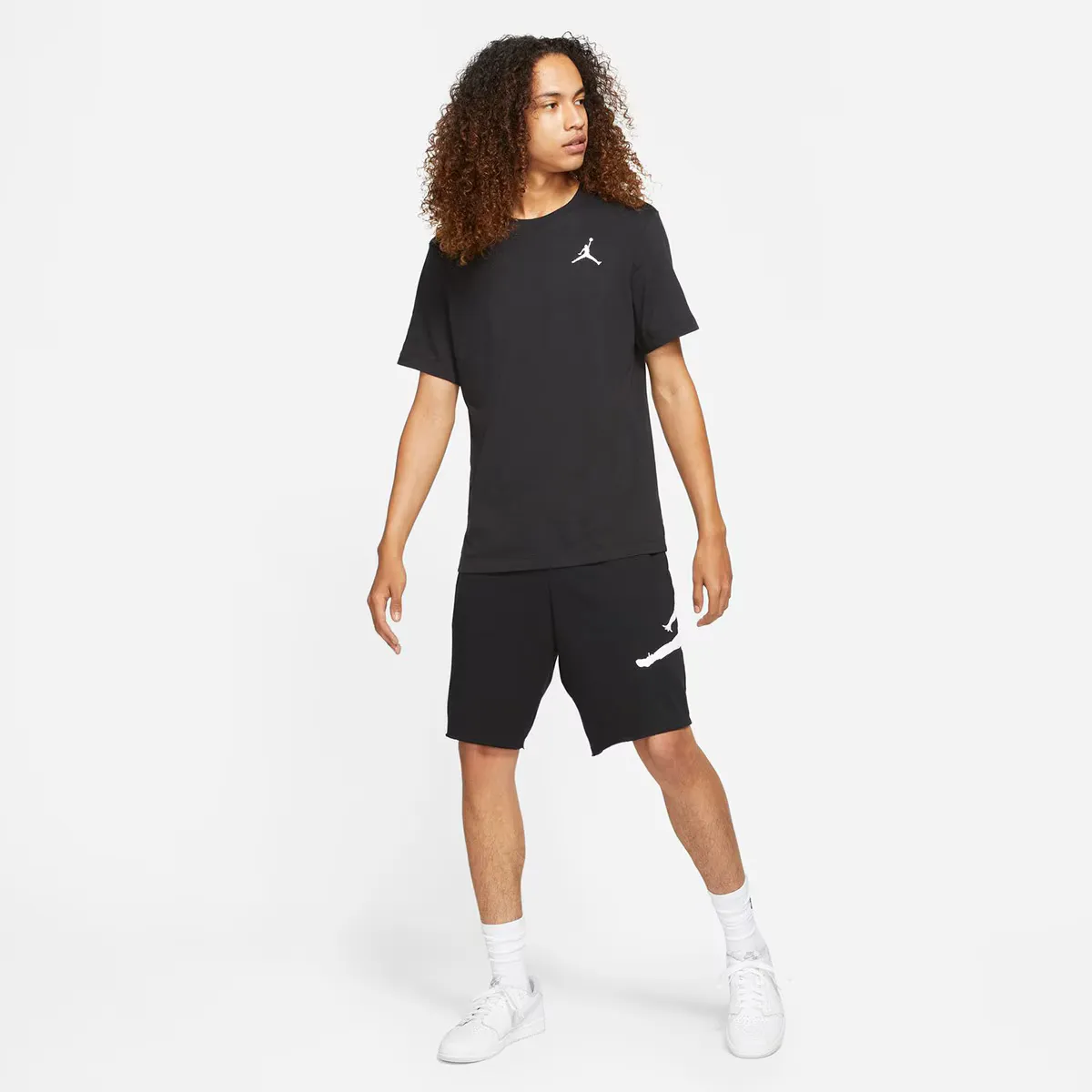 Мужская футболка Jumpman Jordan, черный/белый — фото 4