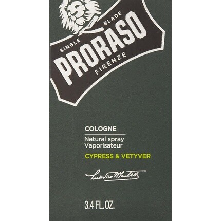 Proraso Cypress & Vetyver Eau De Cologne 100ml — фото 3