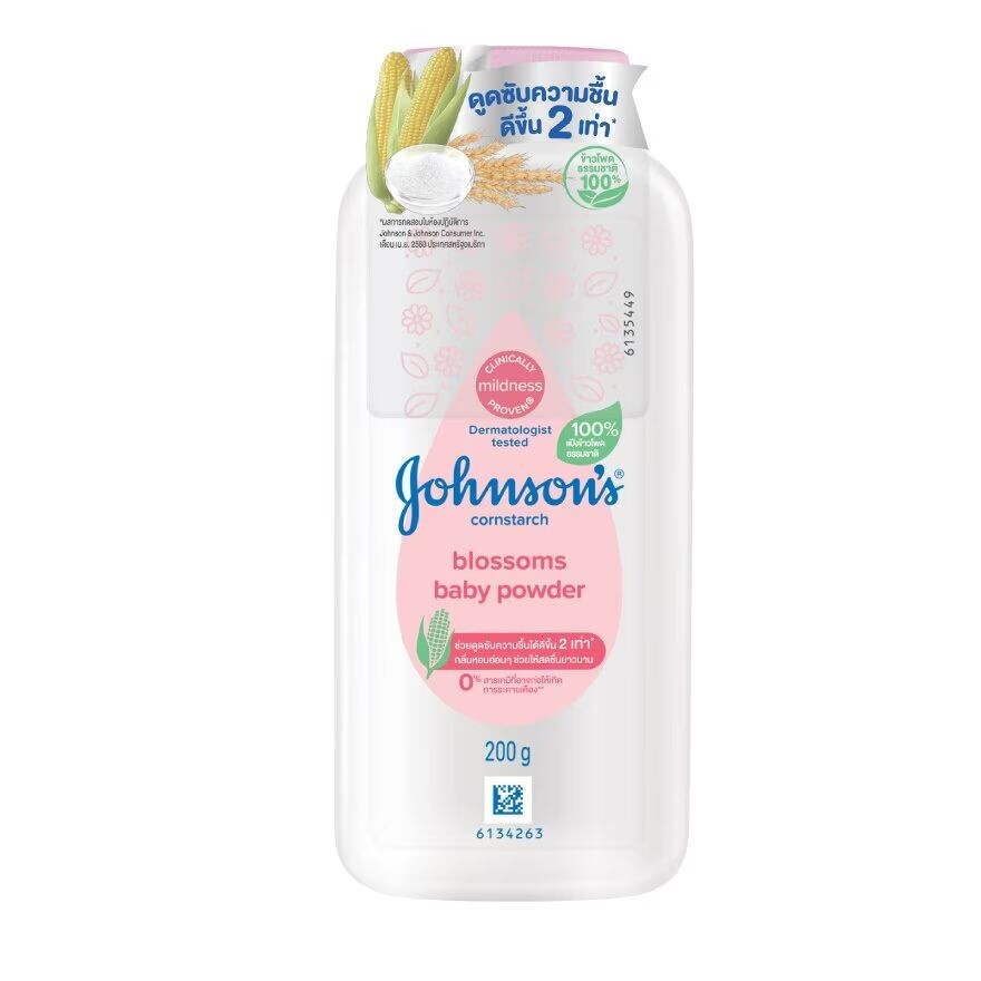 

Johnson Детская присыпка "Цветы кукурузного крахмала" 200 г, White