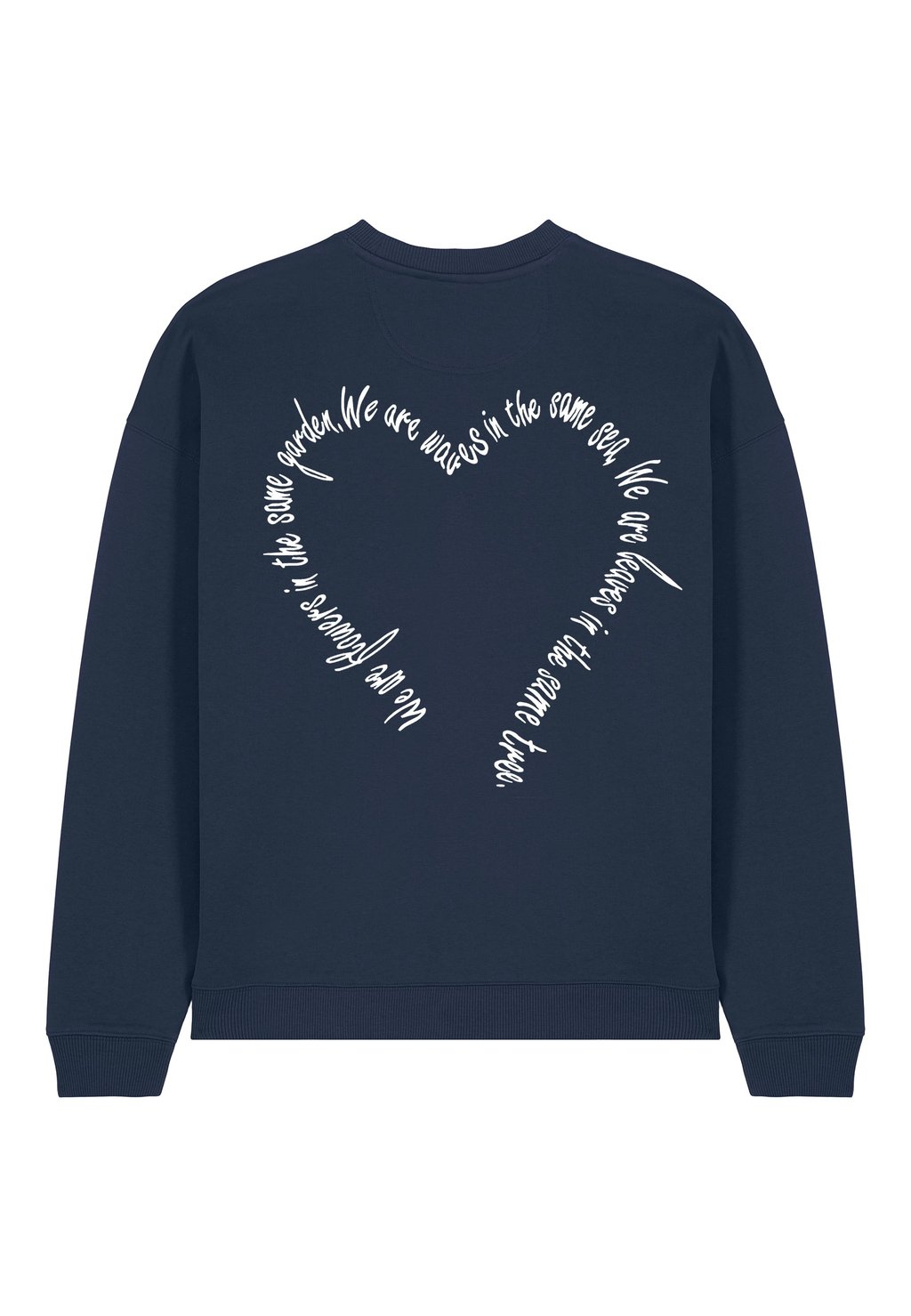 

Толстовка FLOWERS BACK EMBROIDERY UNISEX Mira Paris, темно-синий