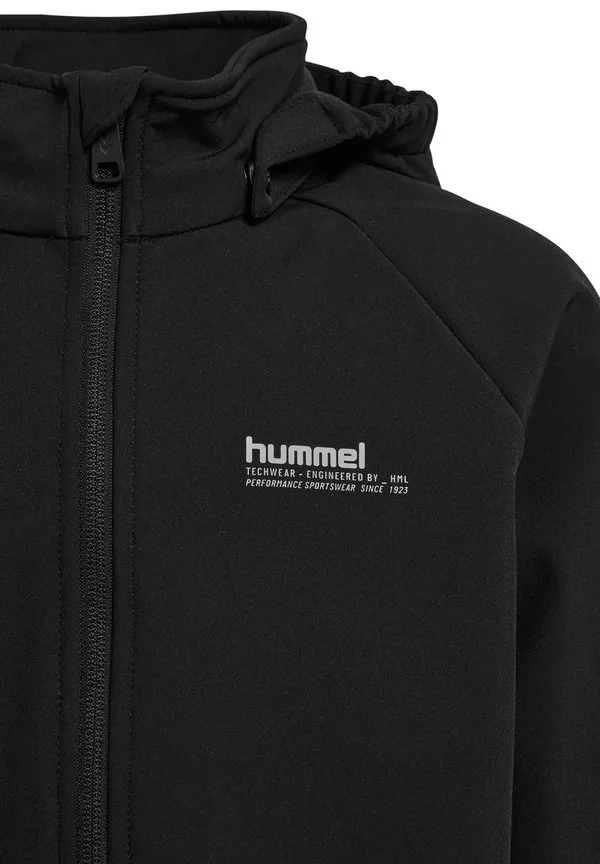 Свободная куртка из мягкого материала. Hummel, Black — фото 3