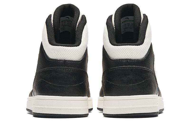 Кроссовки ANTA Skateboarding Shoes Men High-top Ivory/Black, белый — фото 4