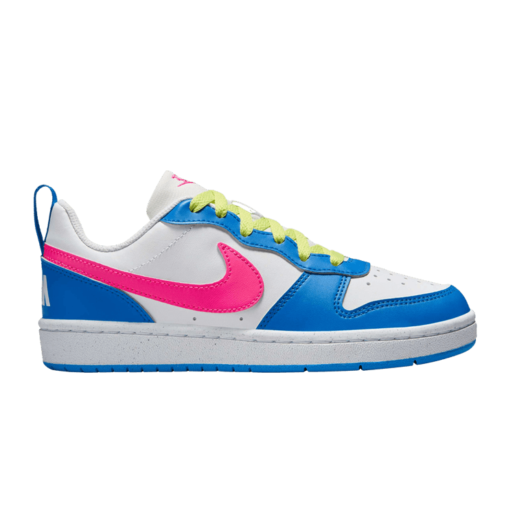 

Кроссовки Nike Court Borough Low Recraft GS 'Photo Blue Hyper Pink', синий