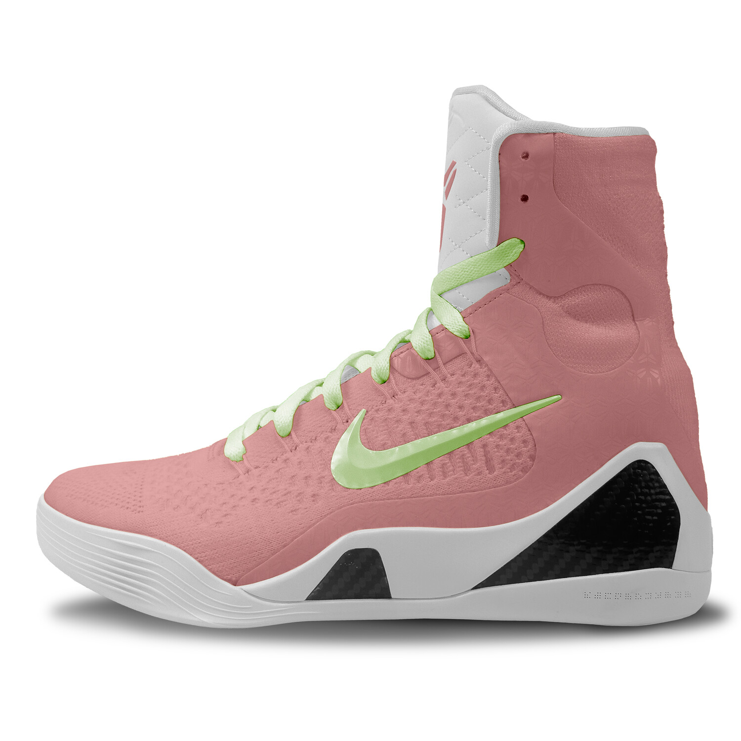 

Баскетбольные кроссовки Kobe 9 Basketball Shoes Unisex High-Top Pink/Green Nike