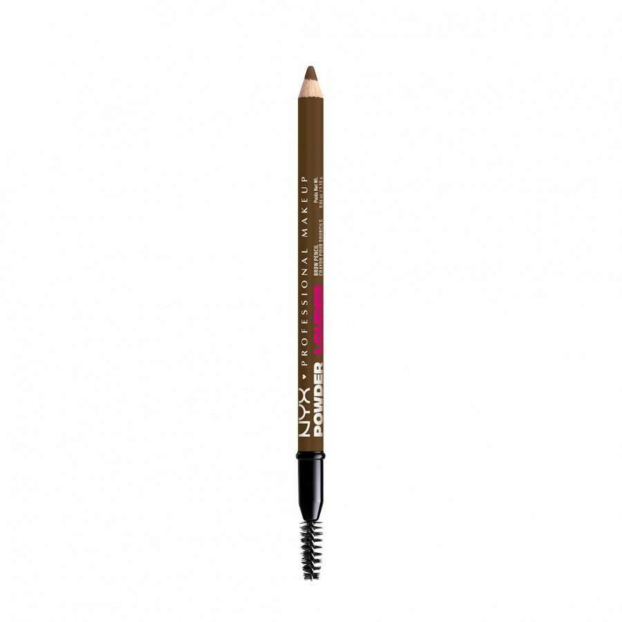 

Карандаш для бровей powder louder brow pencil Nyx Professional Makeup, цвет soft brown, вес 1.15 гр.