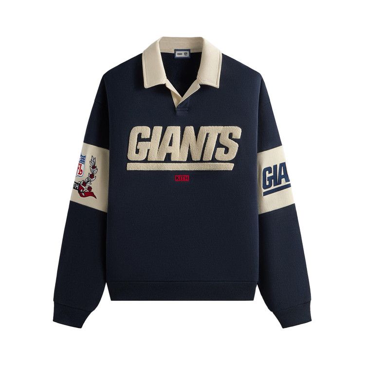 

Пуловер Kith &, 47 for the NFL: Giants Nelson Collared Pullover, Nocturnal