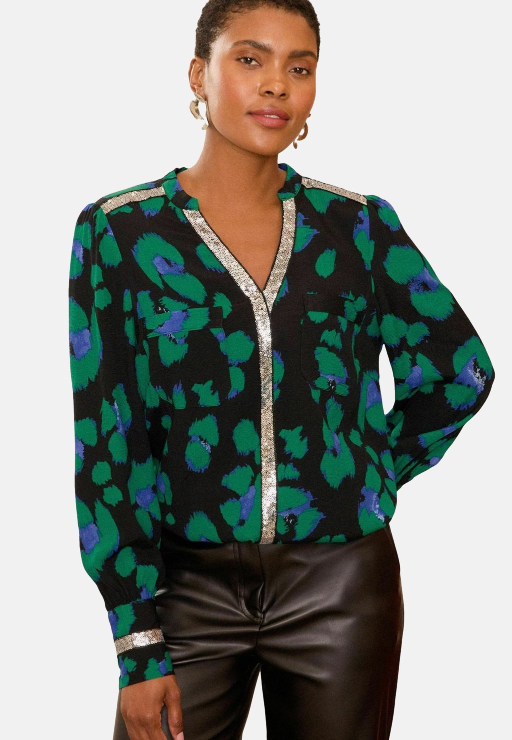 

Рубашка LONG SLEEVE Love & Roses, мультиколор