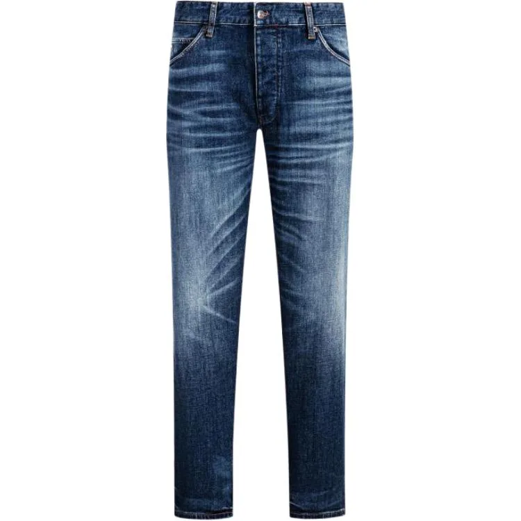 EMPORIO ARMANI Джинсы unisex деним синие умеренно облегающие