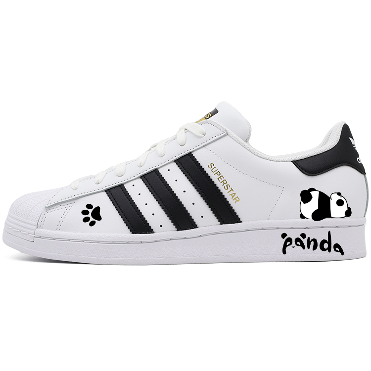 

Кроссовки adidas originals Superstar Skateboarding Shoes Unisex Low-top Black, черный/белый