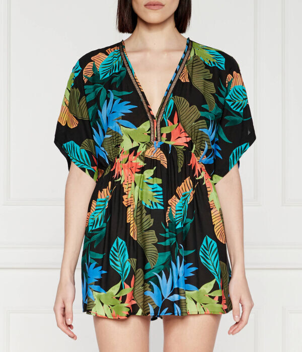 

Платье Desigual в тропическом стиле, черный