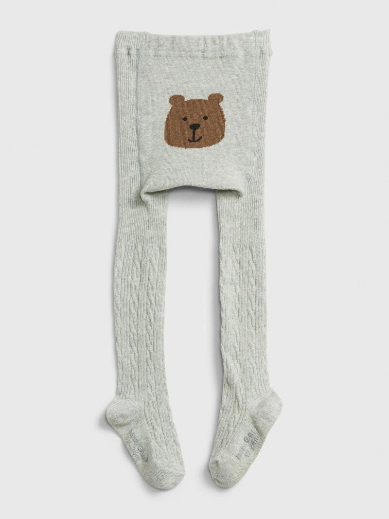 (K) Вязаные колготки Bear Cable Knit (для младенцев и малышей) GAP, B10_GREY_HEATHER