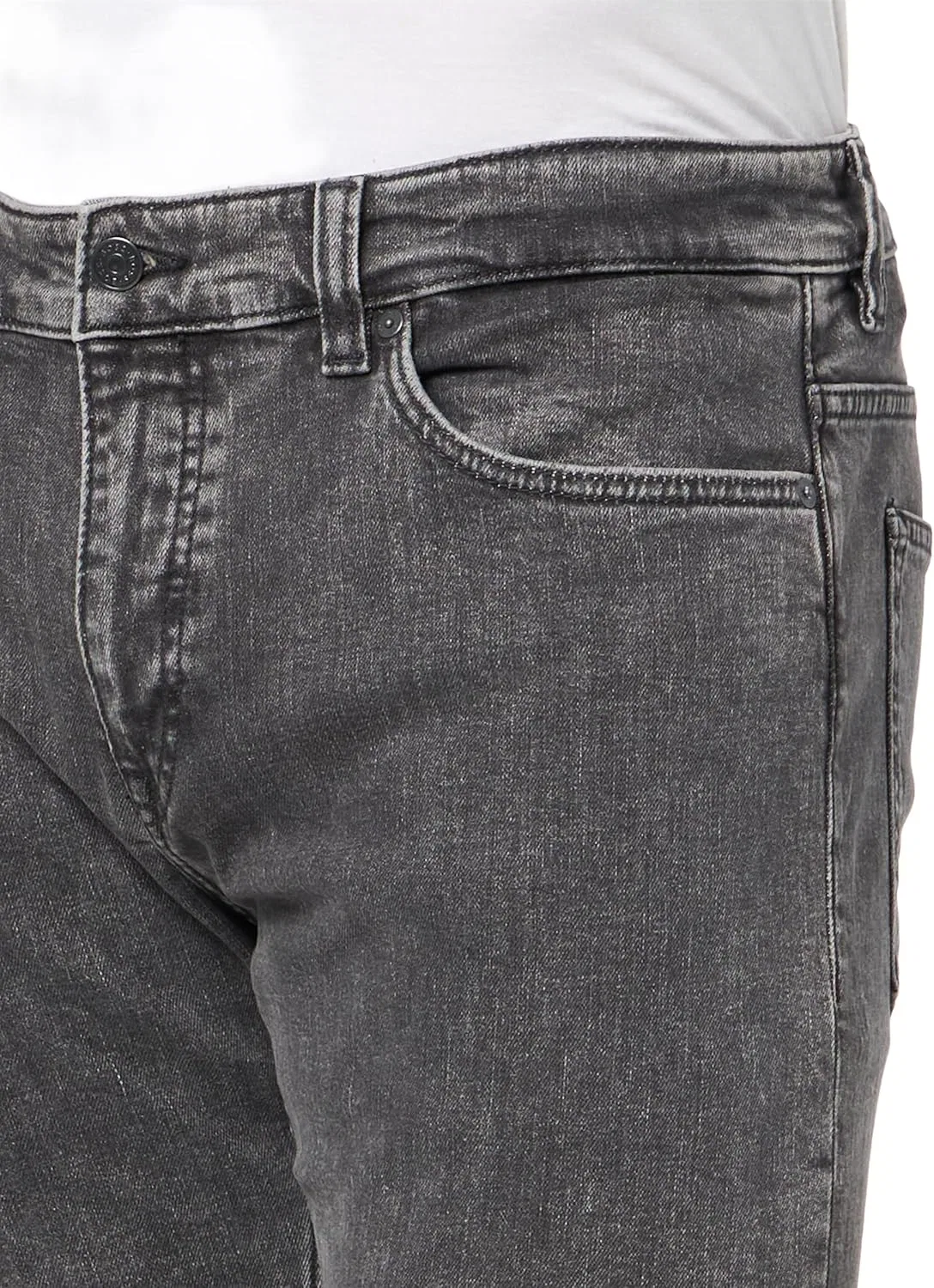 Джинсы slim fit BOSS, серый — фото 3