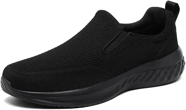 Лоферы мужские Slip-on Canvas, Memory Foam, Black