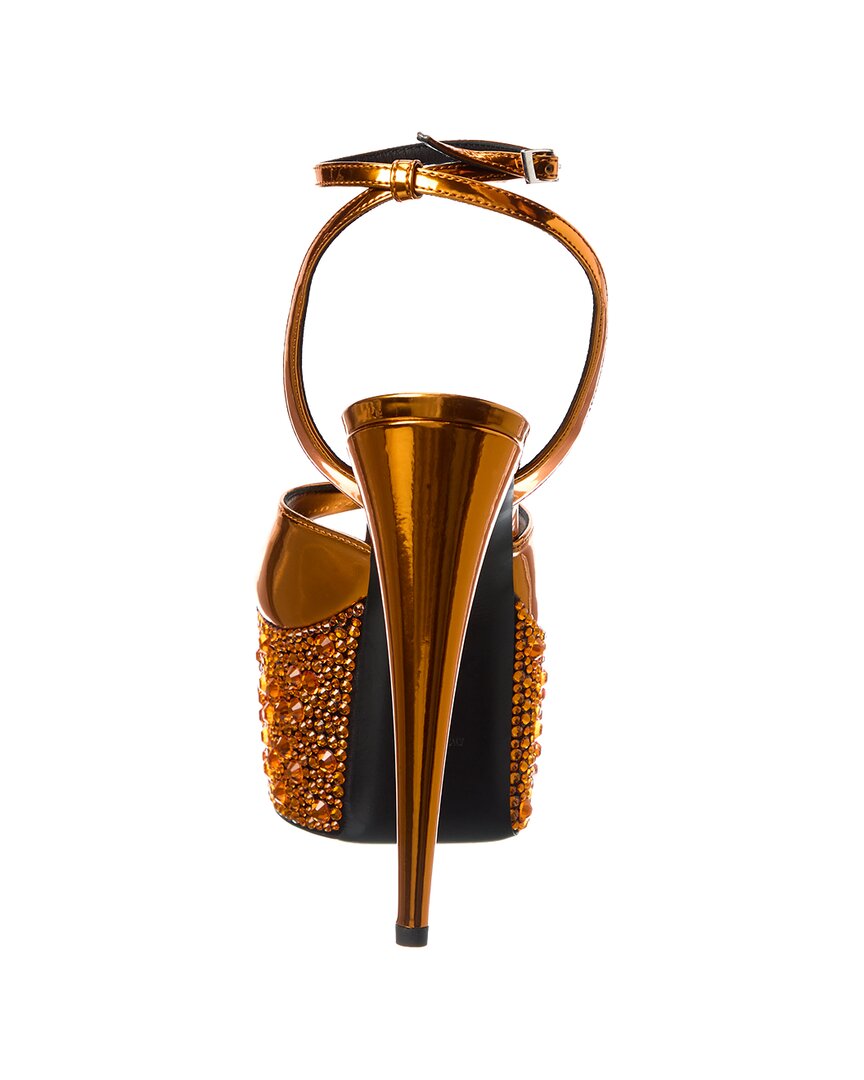 Giuseppe Zanotti Khalifa 90 Platform Sandal, оранжевый — фото 3